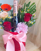 Moet Champagne and Flowers - Classic