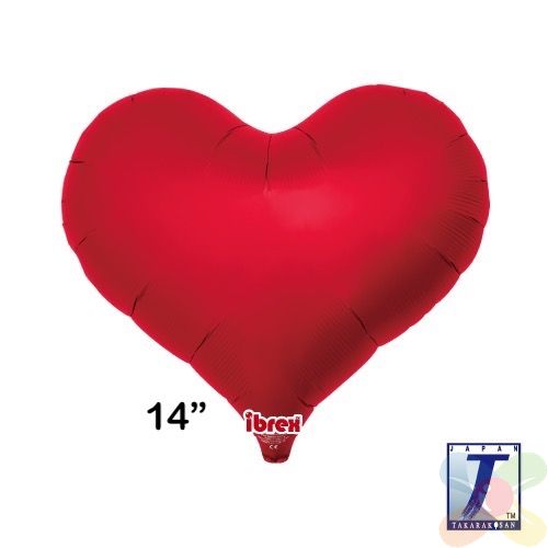 Ruby Red Heart Shape
